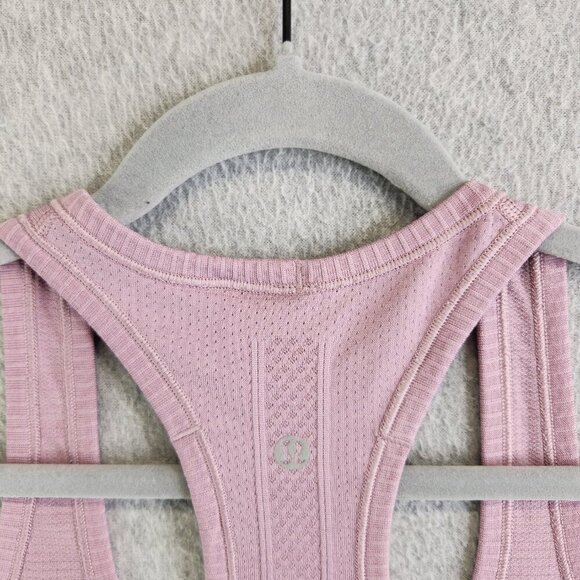 Lululemon Tank Top Womens 8 Pink Swiftly Tech Racerback Workout Running Training - Picture 6 of 12